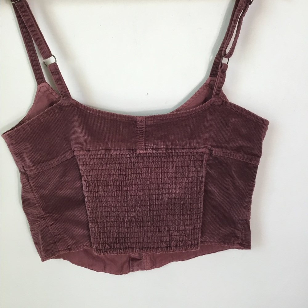 Pilcro Brown Corduroy Corset Tank Top - Picture 5 of 8